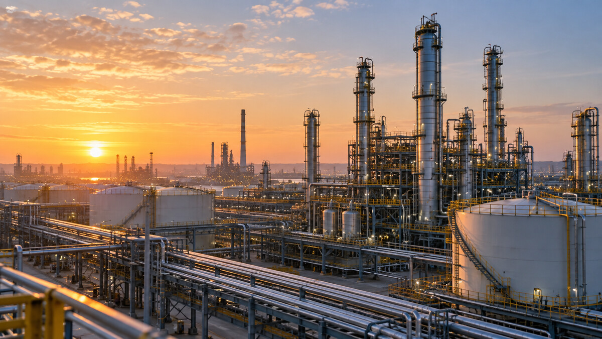 Технологические колонны, трубопроводы и резервуары нефтехимического комплекса